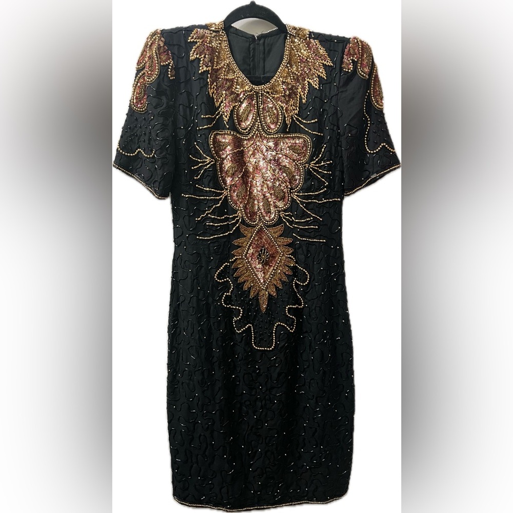 Vintage Sequins and Beaded Dress